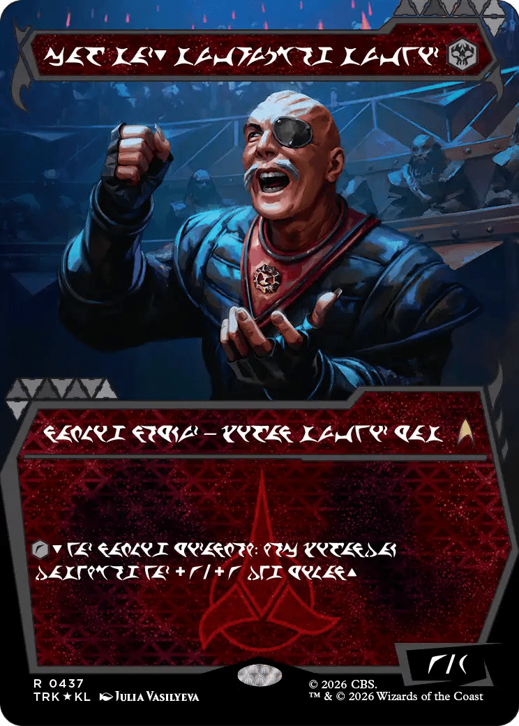 General Chang, Cold Warrior (0437) (Showcase Klingon) [Star Trek] MTG Single Magic: The Gathering  | Multizone: Comics And Games