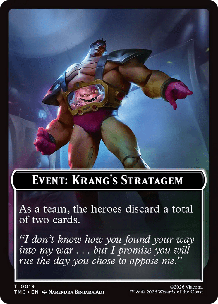 Event: Krang's Stratagem [Teenage Mutant Ninja Turtles Commander Tokens] MTG Single Magic: The Gathering  | Multizone: Comics And Games