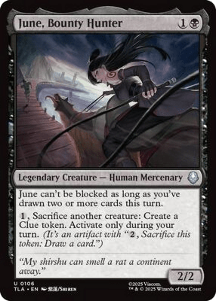 June, Bounty Hunter [Avatar: The Last Airbender] MTG Single Magic: The Gathering  | Multizone: Comics And Games