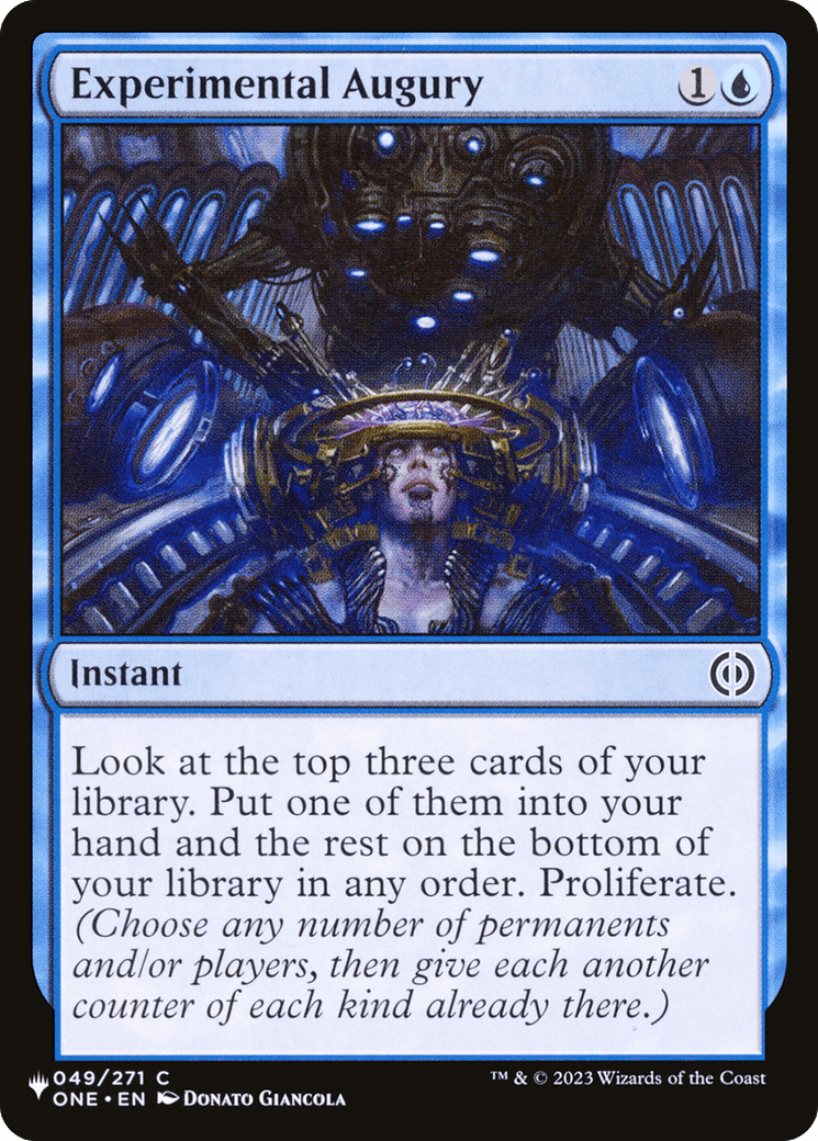 Experimental Augury [The List] MTG Single Magic: The Gathering  | Multizone: Comics And Games