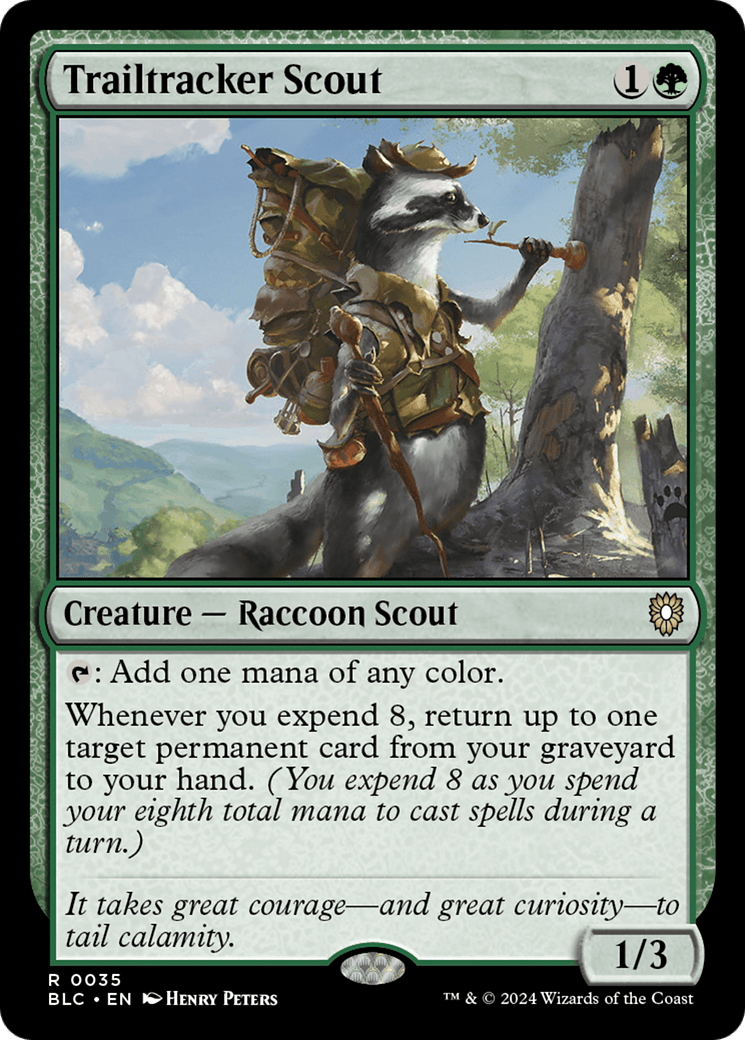 Trailtracker Scout [Bloomburrow Commander] MTG Single Magic: The Gathering  | Multizone: Comics And Games