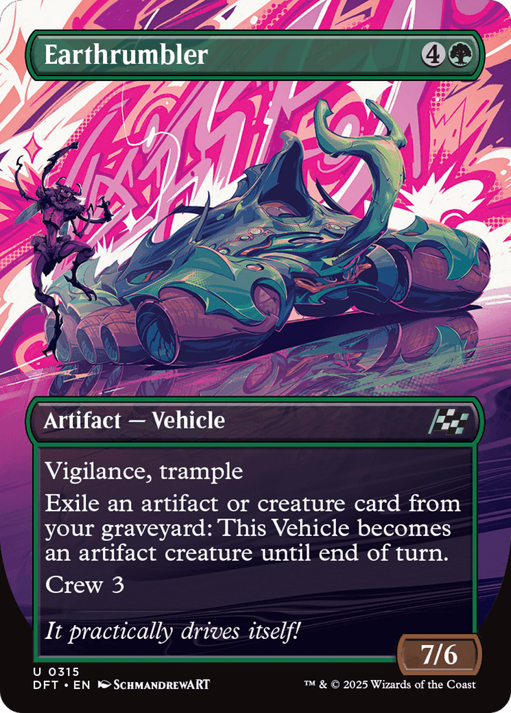 Earthrumbler (Borderless) [Aetherdrift] MTG Single Magic: The Gathering  | Multizone: Comics And Games