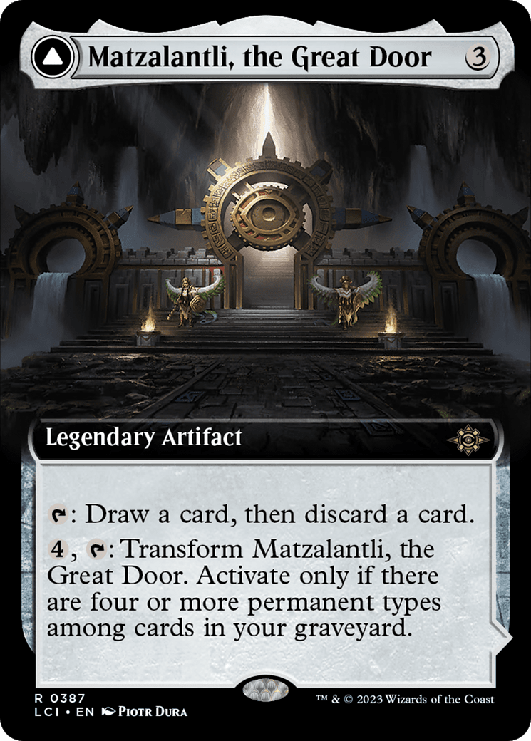 Matzalantli, the Great Door // The Core (Extended Art) [The Lost Caverns of Ixalan] MTG Single Magic: The Gathering  | Multizone: Comics And Games