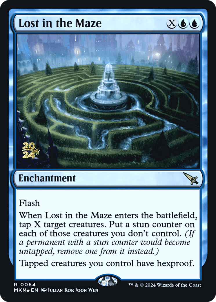 Lost in the Maze [Murders at Karlov Manor Prerelease Promos] MTG Single Magic: The Gathering  | Multizone: Comics And Games