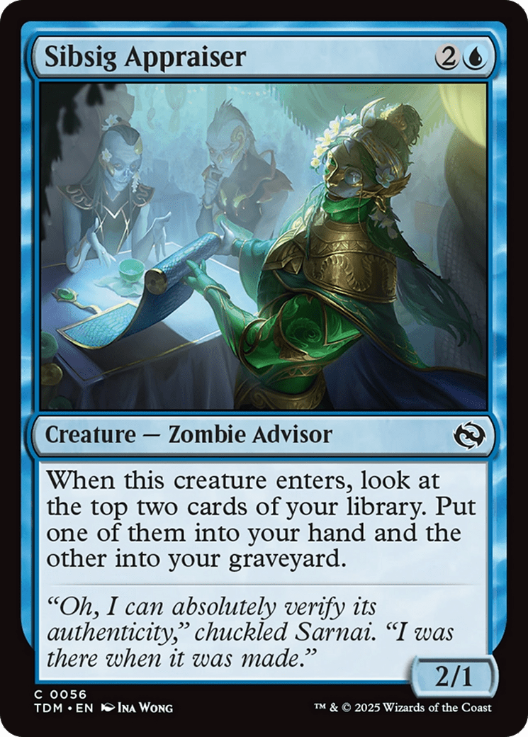 Sibsig Appraiser [Tarkir: Dragonstorm] MTG Single Magic: The Gathering  | Multizone: Comics And Games