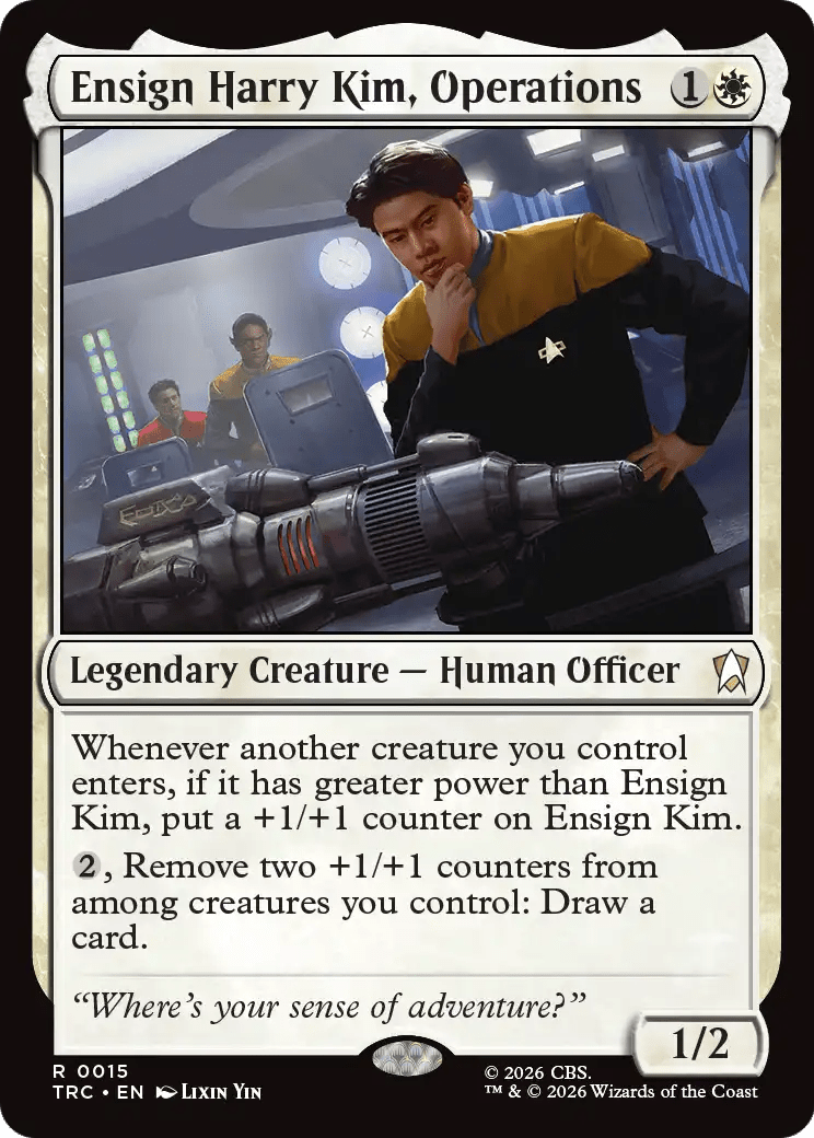 Ensign Harry Kim, Operations [Star Trek Commander] MTG Single Magic: The Gathering  | Multizone: Comics And Games
