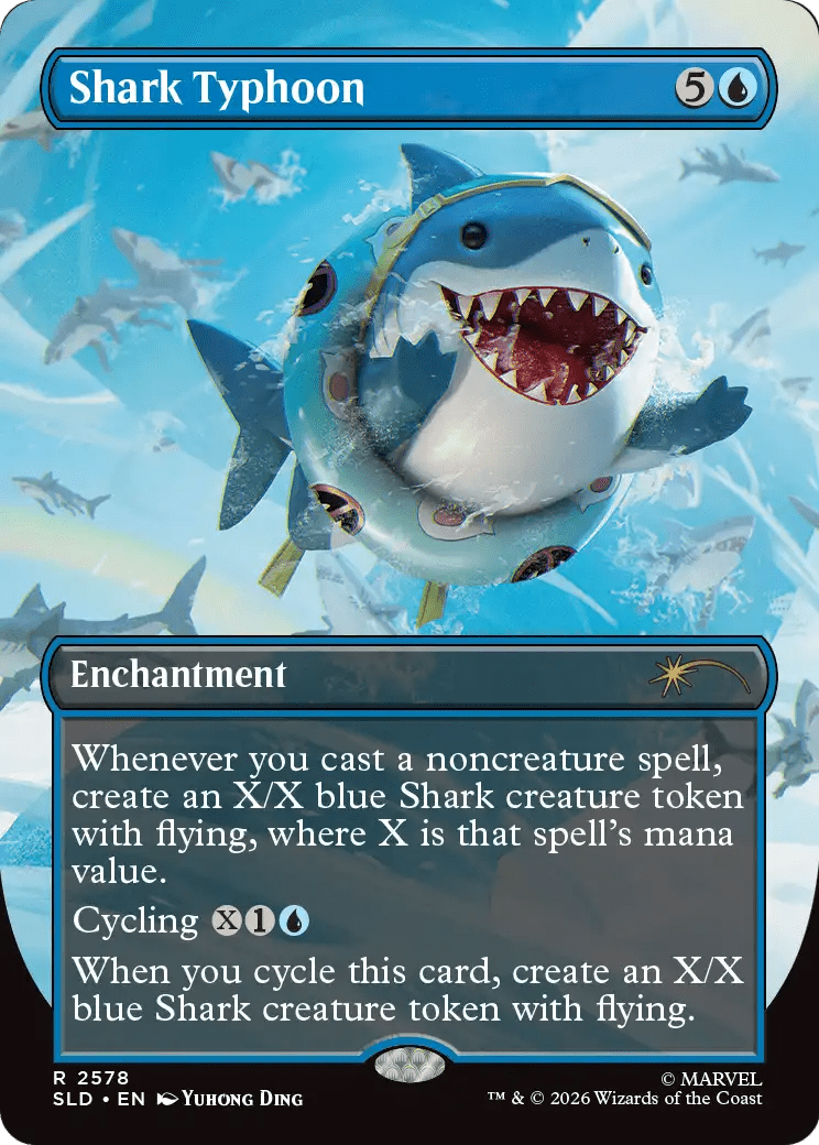 Shark Typhoon [Secret Lair Drop Series] MTG Single Magic: The Gathering  | Multizone: Comics And Games