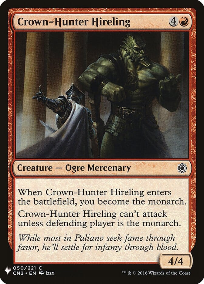 Crown-Hunter Hireling [Mystery Booster] MTG Single Magic: The Gathering  | Multizone: Comics And Games