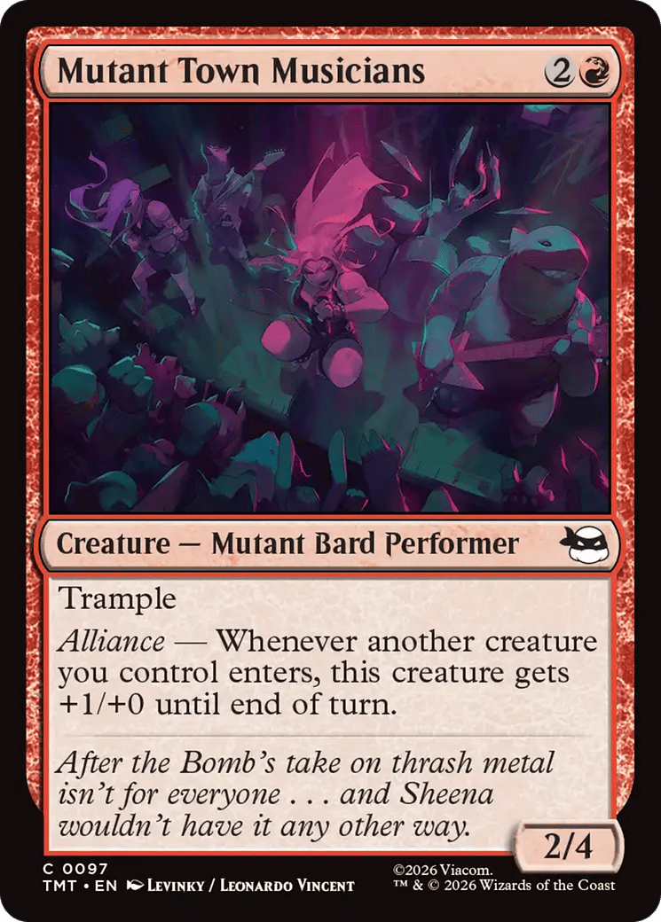 Mutant Town Musicians [Teenage Mutant Ninja Turtles] MTG Single Magic: The Gathering  | Multizone: Comics And Games