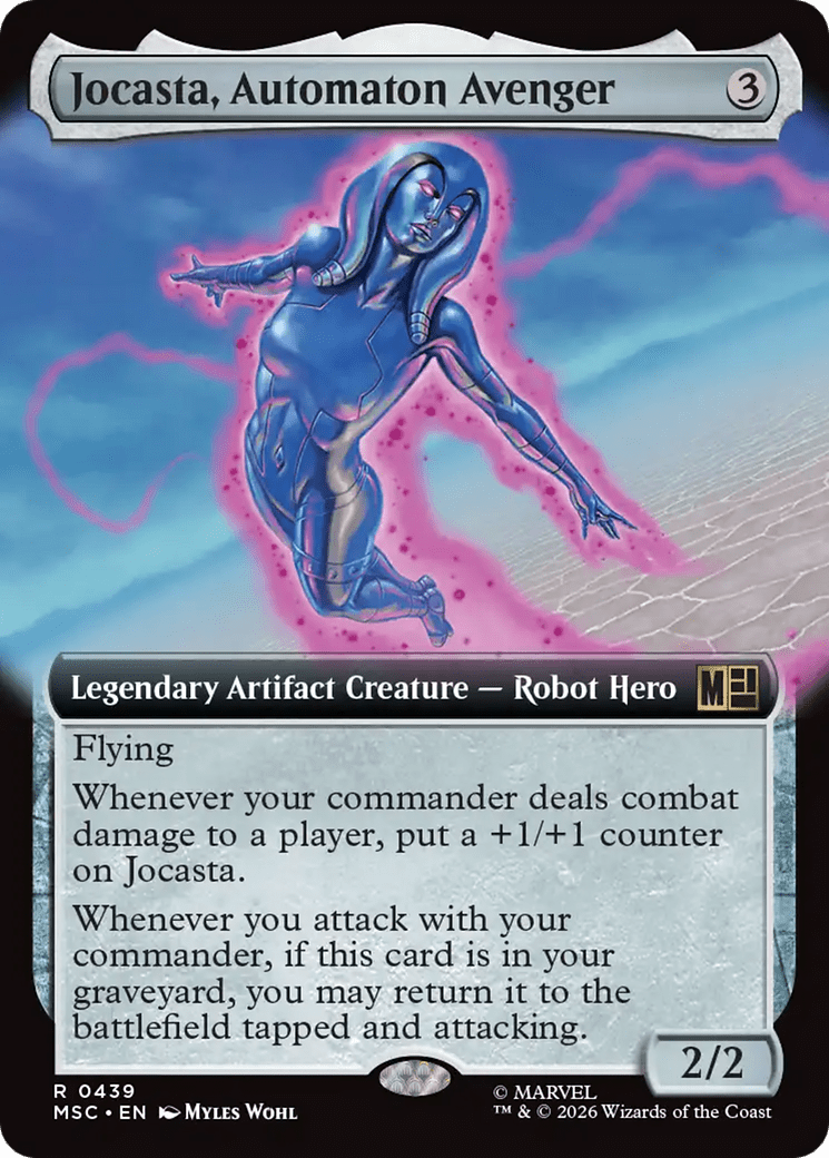 Jocasta, Automaton Avenger (Extended Art) [Marvel Super Heroes Commander] MTG Single Magic: The Gathering  | Multizone: Comics And Games