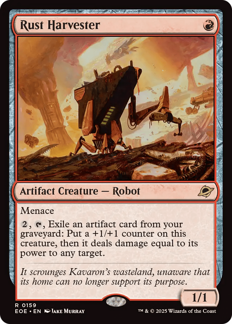 Rust Harvester [Edge of Eternities] MTG Single Magic: The Gathering  | Multizone: Comics And Games