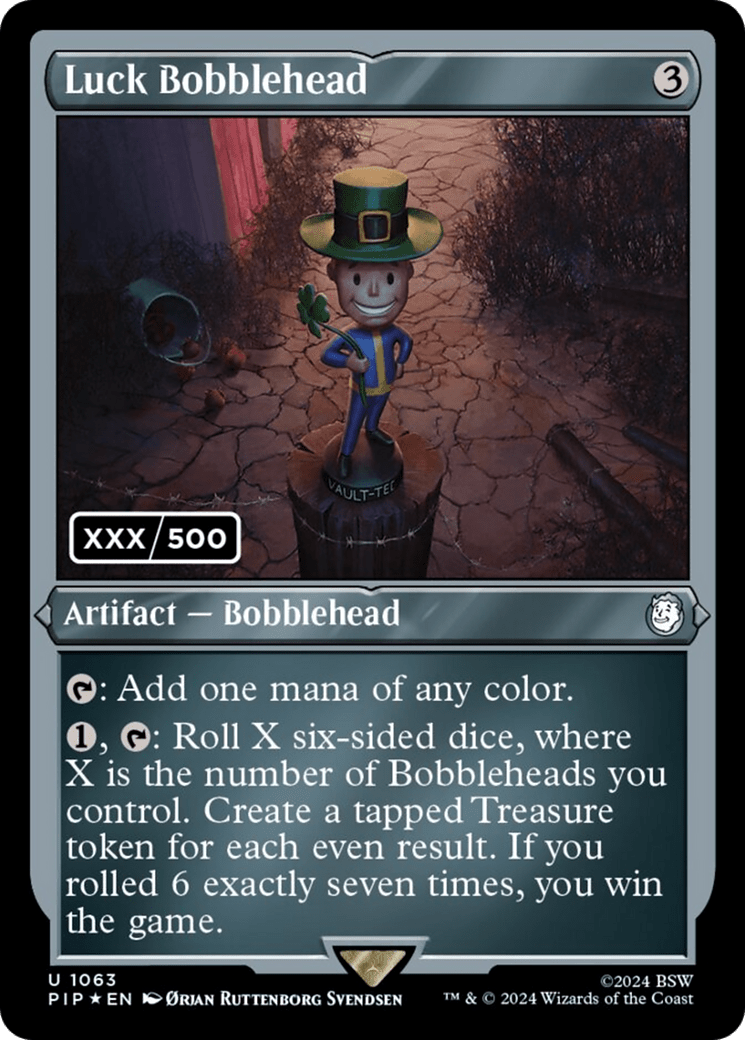 Luck Bobblehead (Serial Numbered) [Fallout] MTG Single Magic: The Gathering  | Multizone: Comics And Games