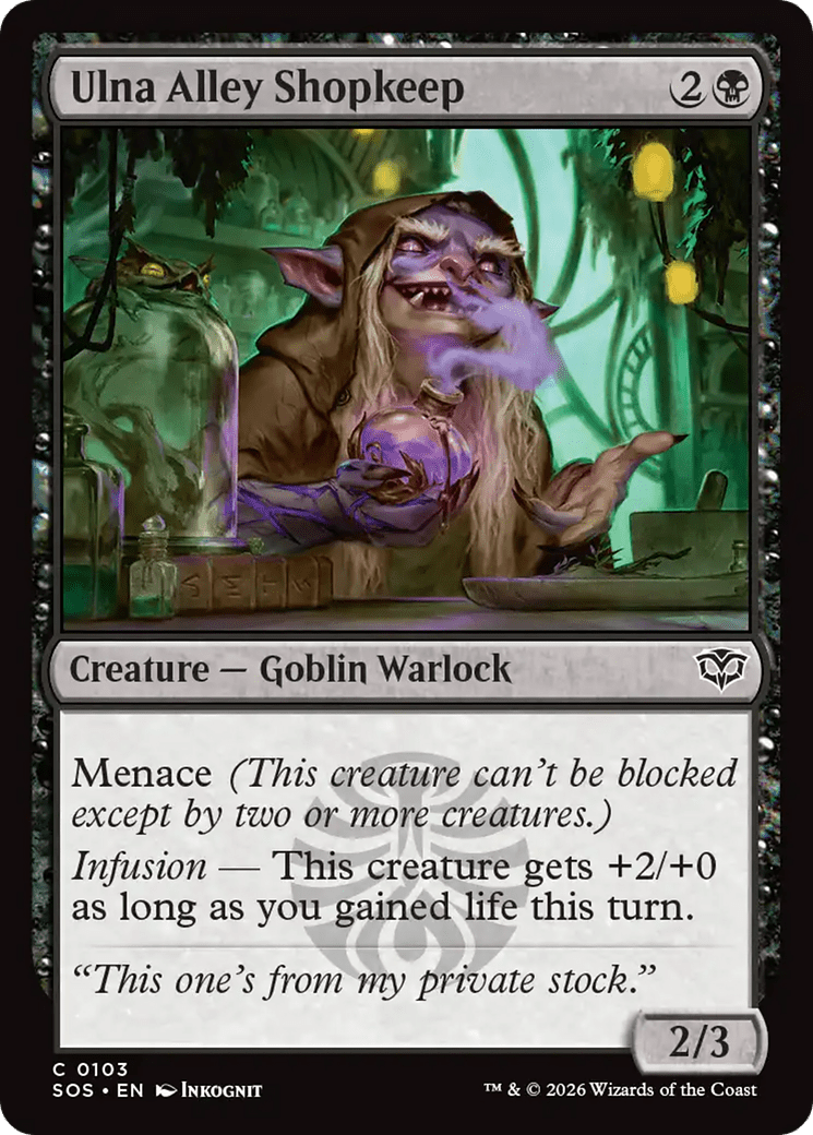 Ulna Alley Shopkeep [Secrets of Strixhaven] MTG Single Magic: The Gathering  | Multizone: Comics And Games