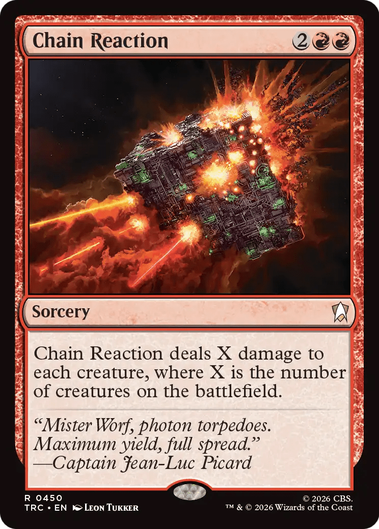 Chain Reaction [Star Trek Commander] MTG Single Magic: The Gathering  | Multizone: Comics And Games