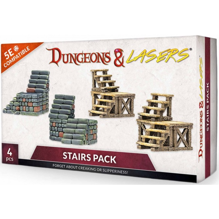 Dungeons & Lasers: Stairs pack Multizone: Comics And Games  | Multizone: Comics And Games