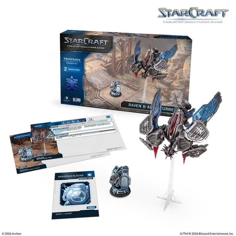 Starcraft Raven expansion set miniature game Archon Studio  | Multizone: Comics And Games