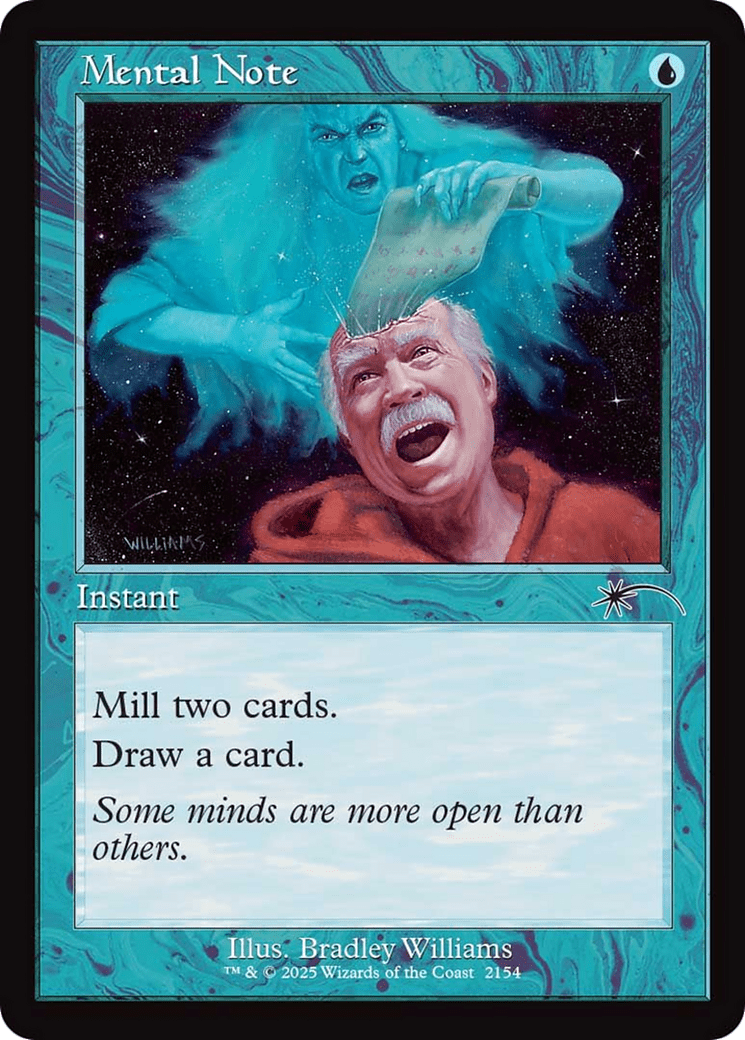 Mental Note (Retro Frame) [Secret Lair Drop Series] MTG Single Magic: The Gathering  | Multizone: Comics And Games
