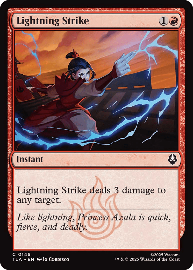 Lightning Strike [Avatar: The Last Airbender] MTG Single Magic: The Gathering  | Multizone: Comics And Games