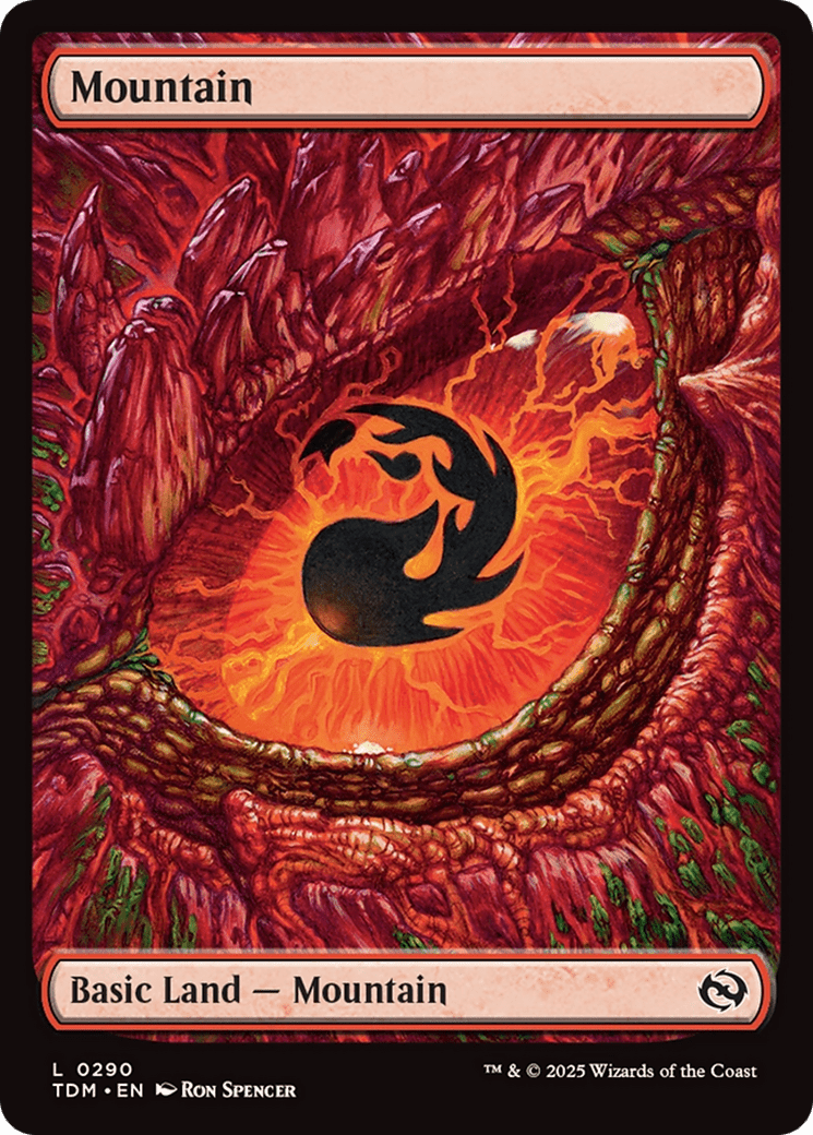 Mountain (0290) [Tarkir: Dragonstorm] MTG Single Magic: The Gathering  | Multizone: Comics And Games
