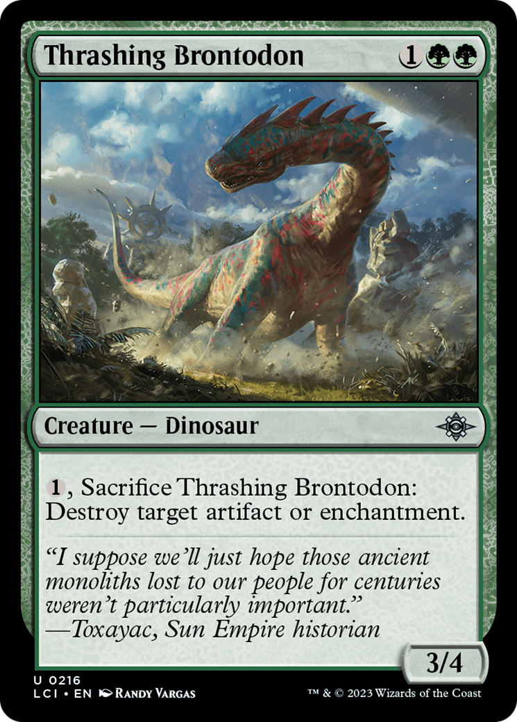 Thrashing Brontodon [The Lost Caverns of Ixalan] | Multizone: Comics And Games