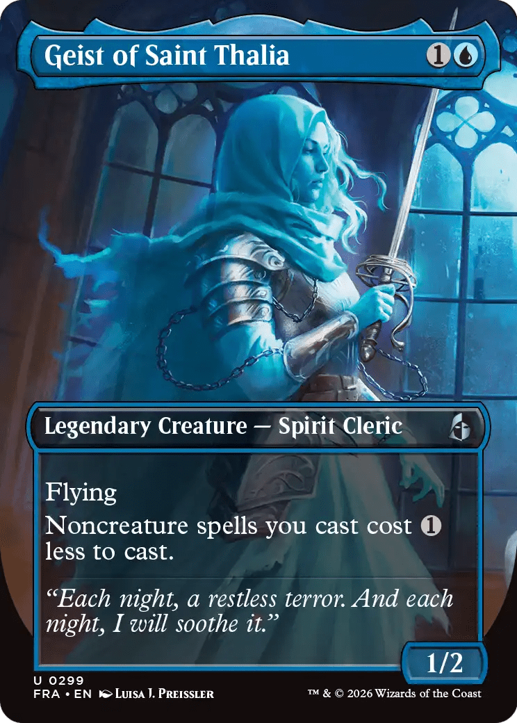 Geist of Saint Thalia (Borderless) [Reality Fracture] MTG Single Magic: The Gathering  | Multizone: Comics And Games