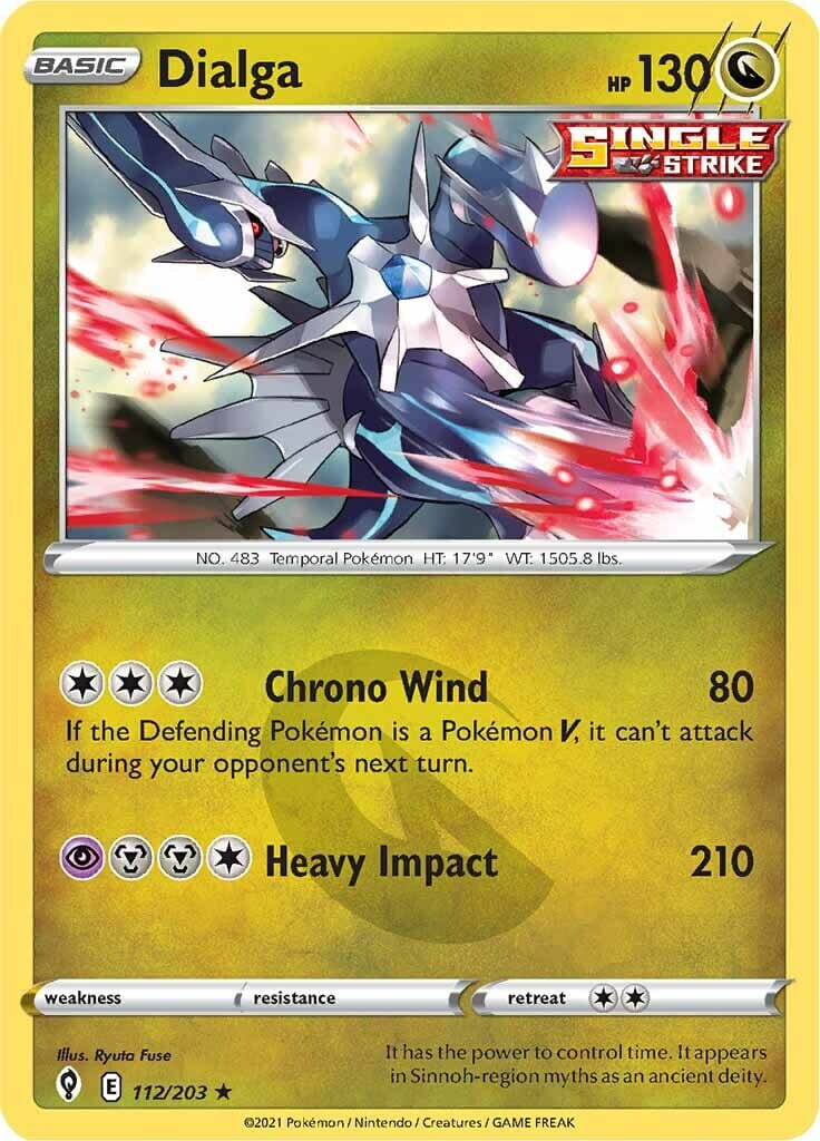 Dialga (112/203) [Sword & Shield: Evolving Skies] Pokemon Single Pokémon  | Multizone: Comics And Games