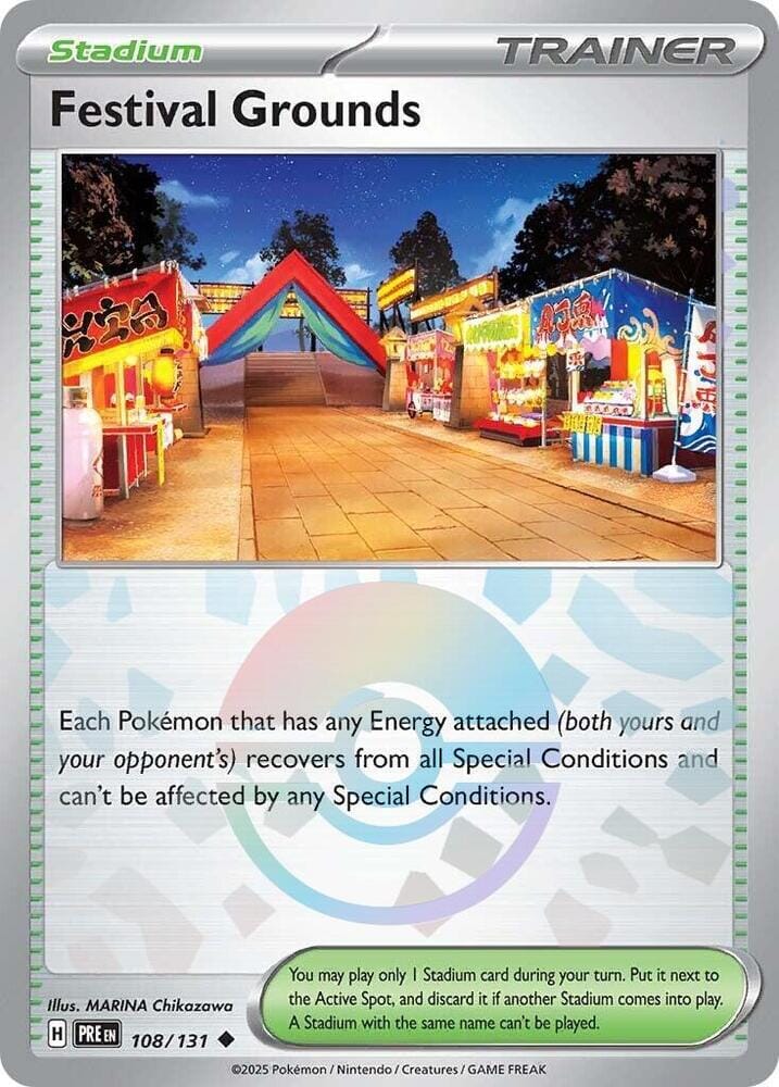 Festival Grounds (108/131) (Poke Ball Pattern) [Scarlet & Violet: Prismatic Evolutions] Pokemon Single Pokémon  | Multizone: Comics And Games