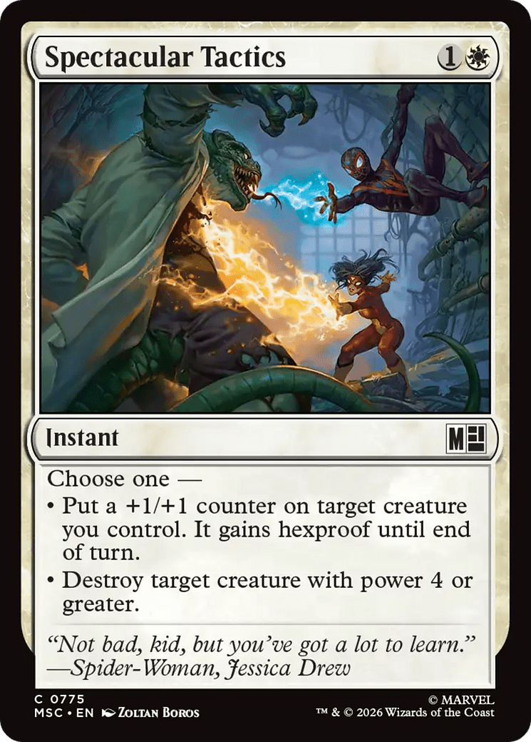 Spectacular Tactics [Marvel Super Heroes Commander] MTG Single Magic: The Gathering  | Multizone: Comics And Games