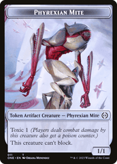 Phyrexian Mite (011) // Phyrexian Beast Double-Sided Token [Phyrexia: All Will Be One Tokens] MTG Single Magic: The Gathering  | Multizone: Comics And Games