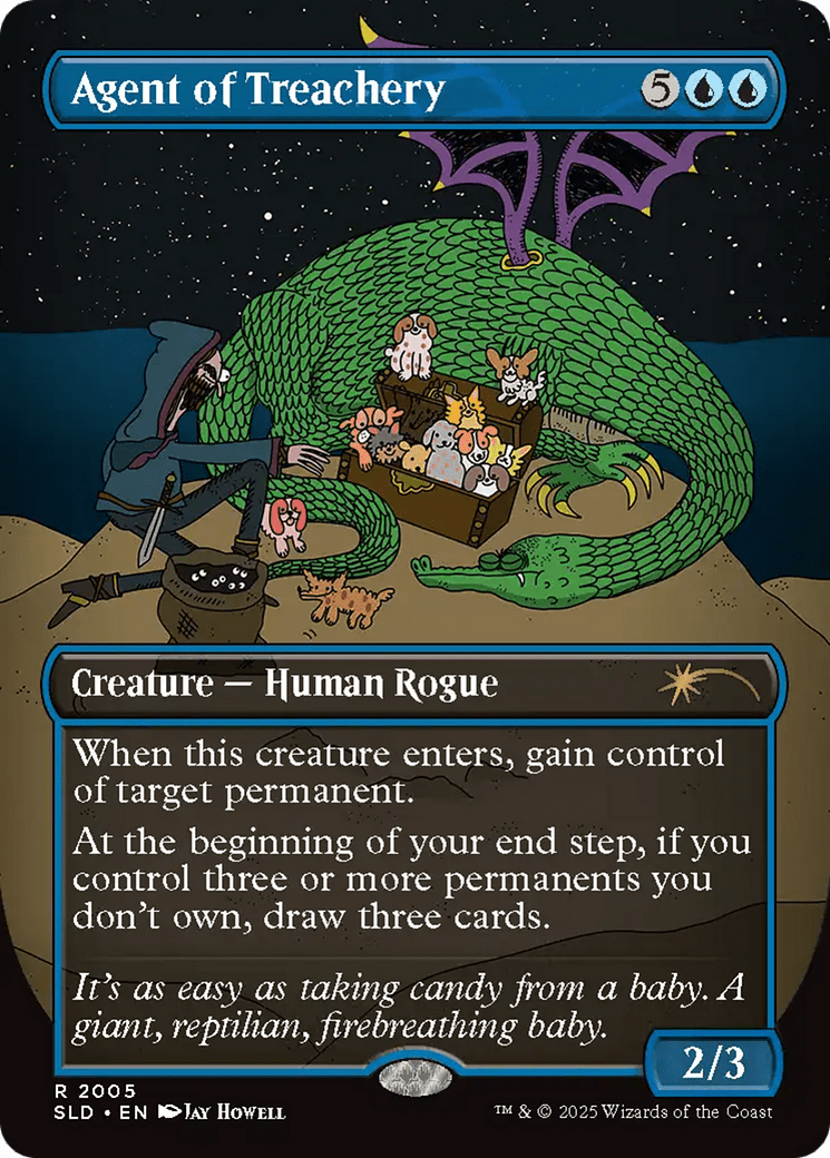Agent of Treachery (Rainbow Foil) [Secret Lair Drop Series] MTG Single Magic: The Gathering  | Multizone: Comics And Games