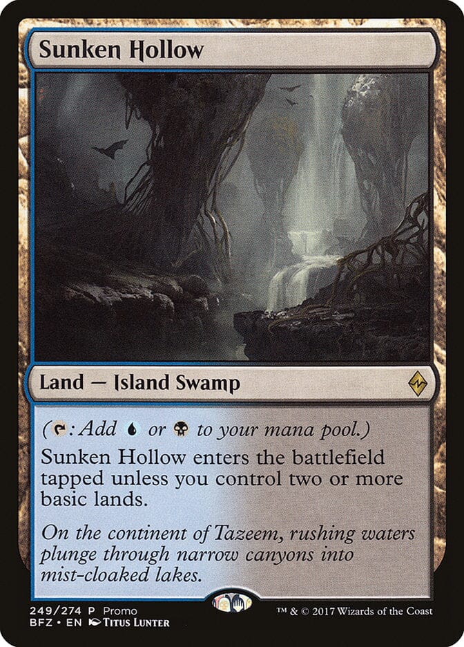 Sunken Hollow (Promo) [Standard Showdown Promos] MTG Single Magic: The Gathering  | Multizone: Comics And Games
