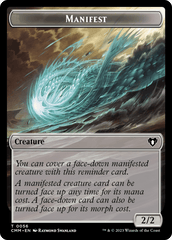 Manifest // Eldrazi Scion Double-Sided Token [Commander Masters Tokens] MTG Single Magic: The Gathering  | Multizone: Comics And Games