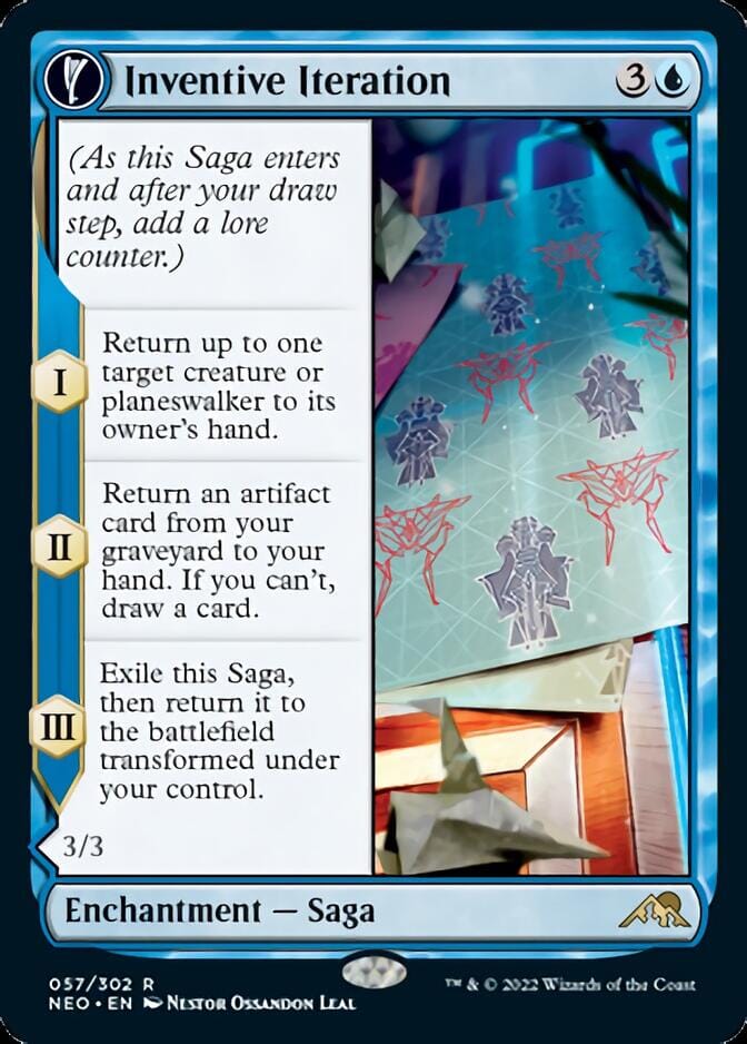 Inventive Iteration // Living Breakthrough [Kamigawa: Neon Dynasty] MTG Single Magic: The Gathering  | Multizone: Comics And Games