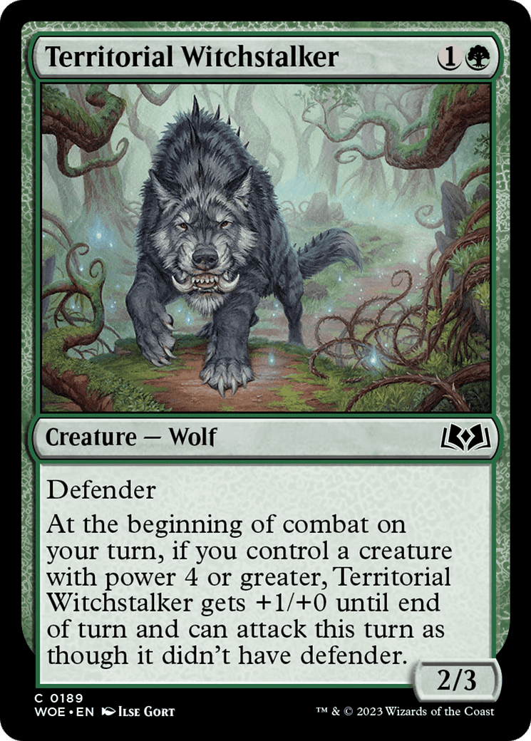 Territorial Witchstalker [Wilds of Eldraine] MTG Single Magic: The Gathering  | Multizone: Comics And Games