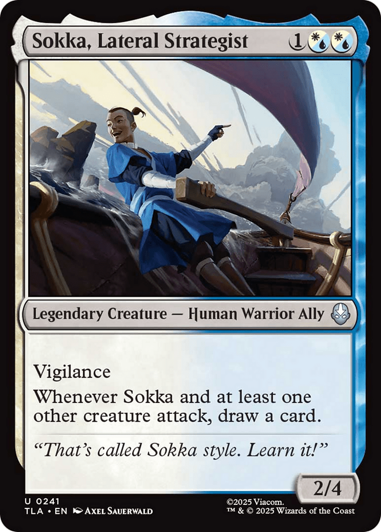 Sokka, Lateral Strategist [Avatar: The Last Airbender] MTG Single Magic: The Gathering  | Multizone: Comics And Games