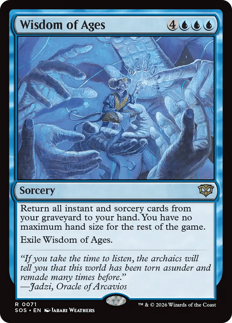 Wisdom of Ages [Secrets of Strixhaven] MTG Single Magic: The Gathering  | Multizone: Comics And Games