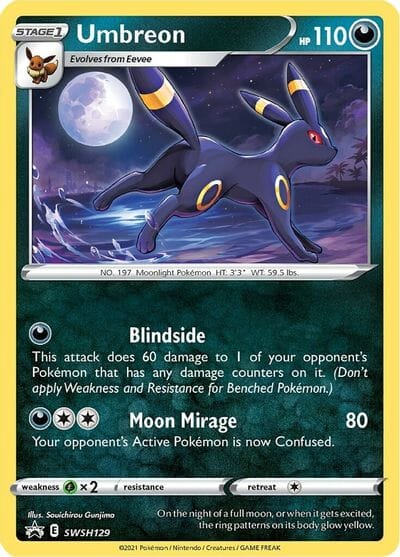 Umbreon (SWSH129) [Sword & Shield: Black Star Promos] Pokemon Single Pokémon  | Multizone: Comics And Games