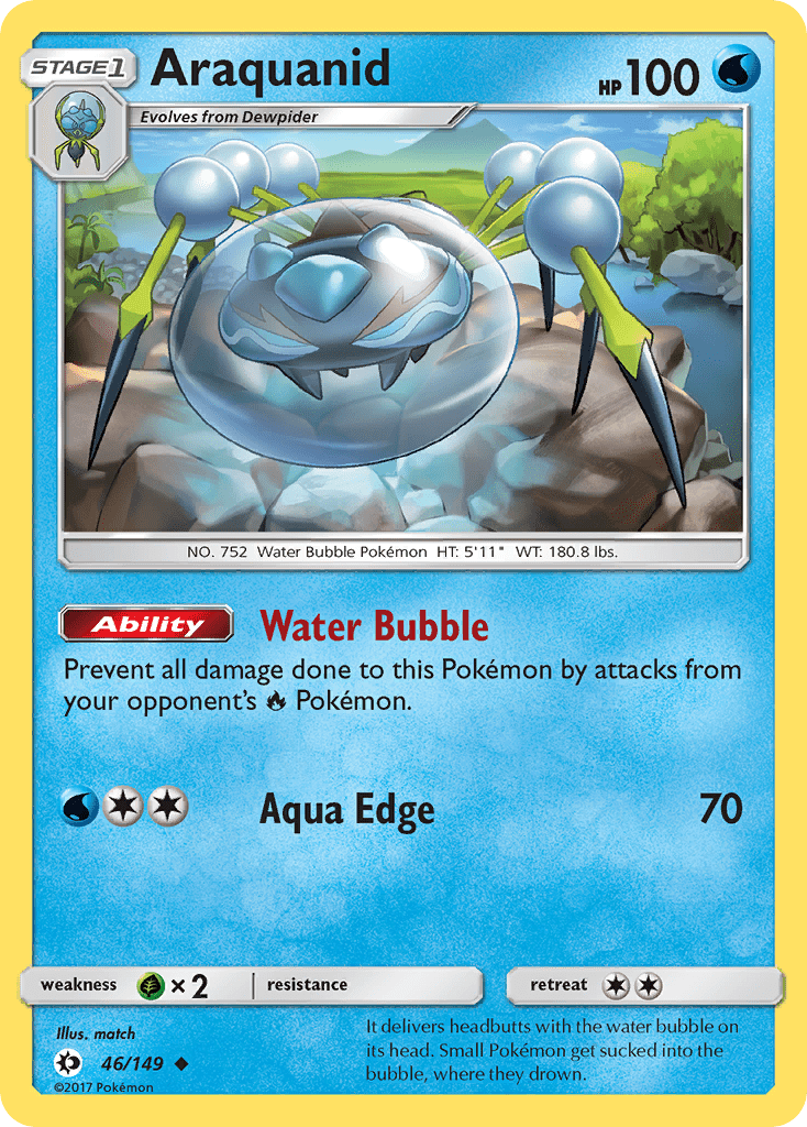 Araquanid (46/149) [Sun & Moon: Base Set] Pokemon Single Pokémon  | Multizone: Comics And Games
