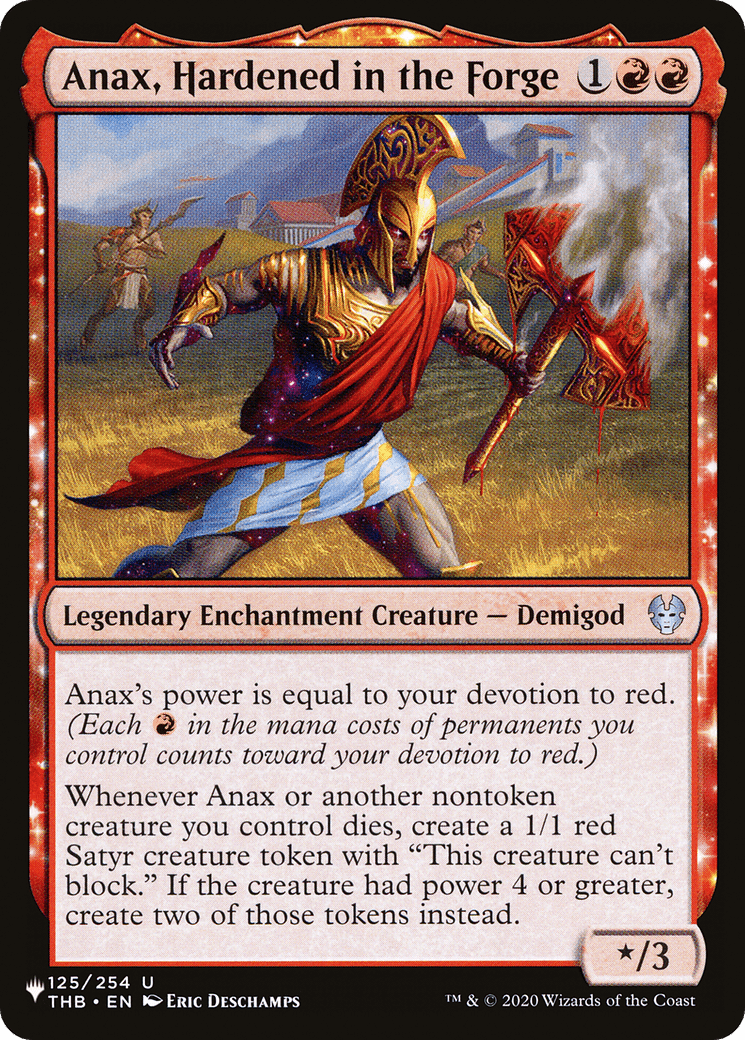 Anax, Hardened in the Forge [The List] MTG Single Magic: The Gathering  | Multizone: Comics And Games