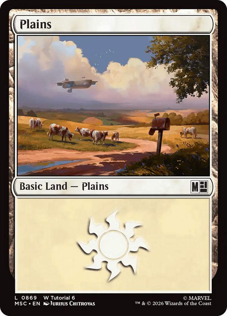Plains (0869) [Marvel Super Heroes Commander] MTG Single Magic: The Gathering  | Multizone: Comics And Games