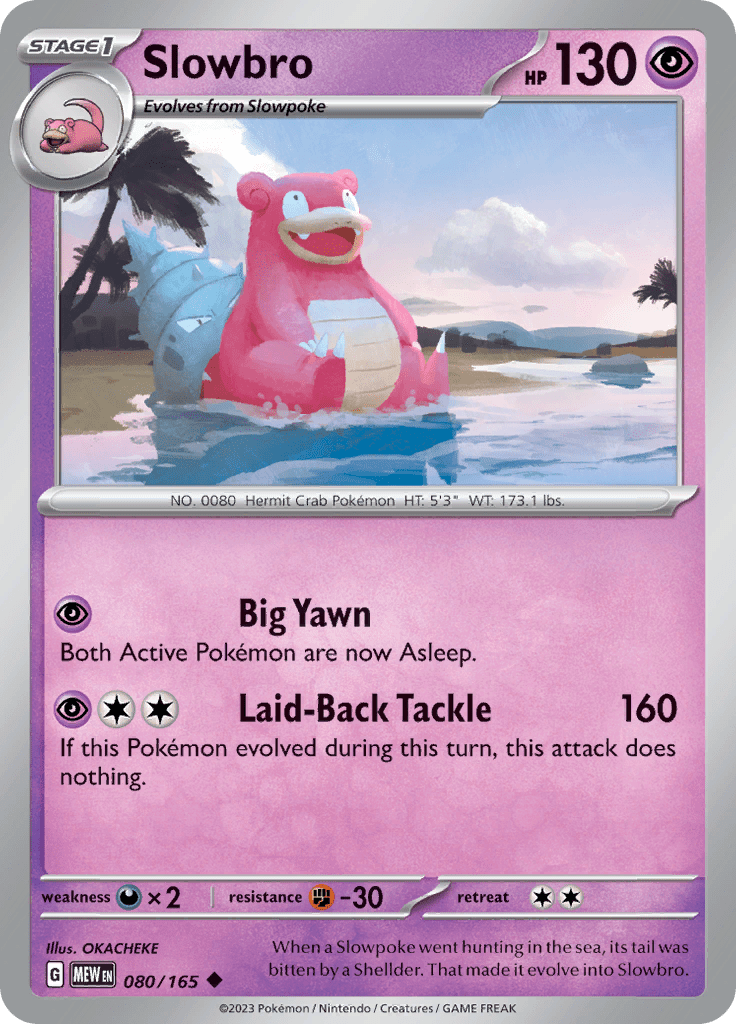 Slowbro (080/165) [Scarlet & Violet 151] Pokemon Single Pokémon  | Multizone: Comics And Games
