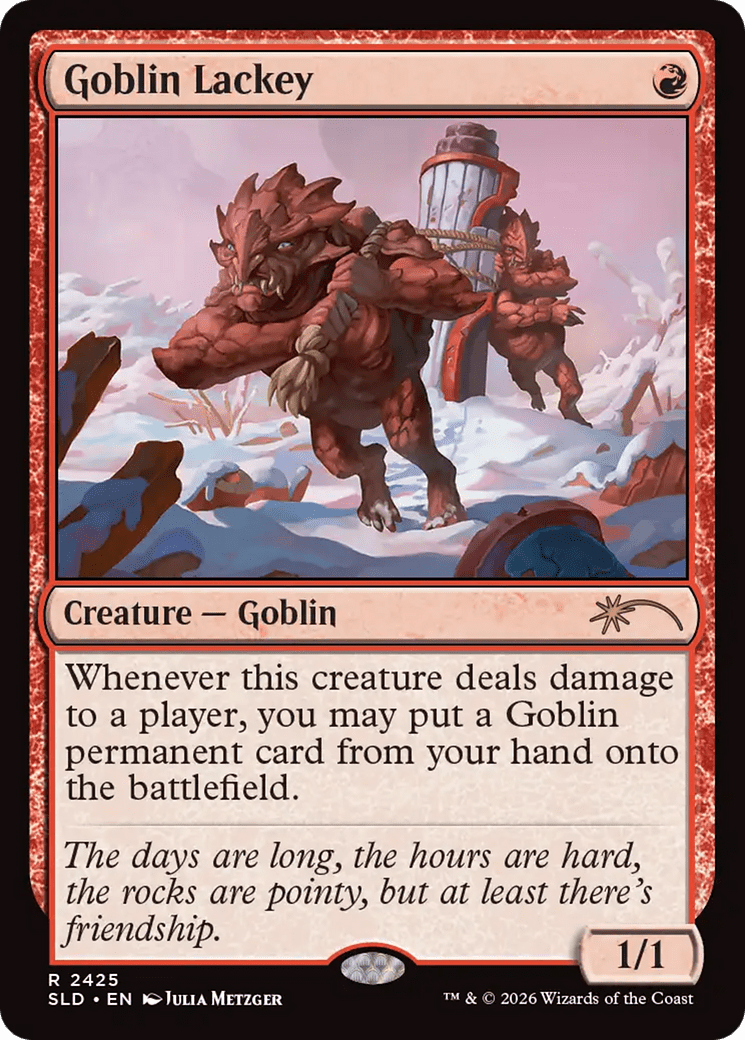 Goblin Lackey (2425) [Secret Lair Drop Series] MTG Single Magic: The Gathering  | Multizone: Comics And Games