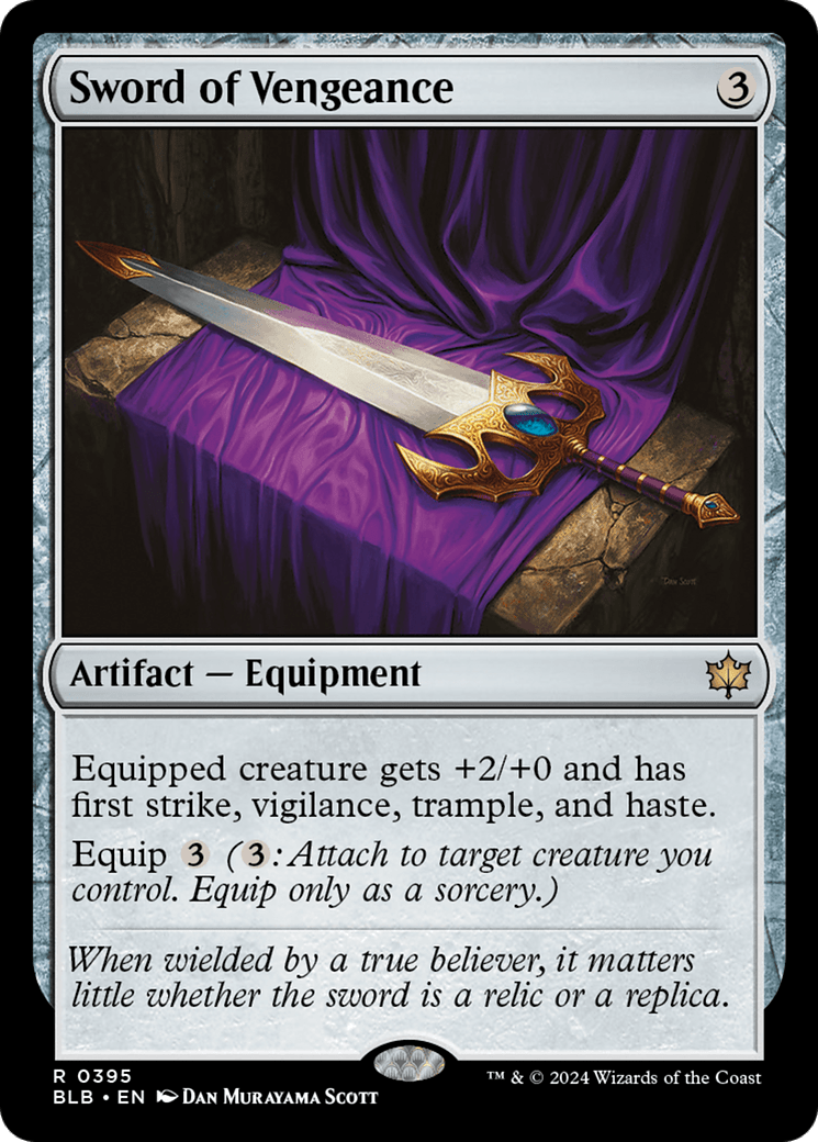 Sword of Vengeance [Bloomburrow] MTG Single Magic: The Gathering  | Multizone: Comics And Games