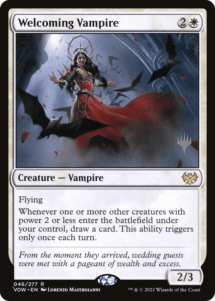 Welcoming Vampire (Promo Pack) [The Brothers' War Promos] MTG Single Magic: The Gathering  | Multizone: Comics And Games