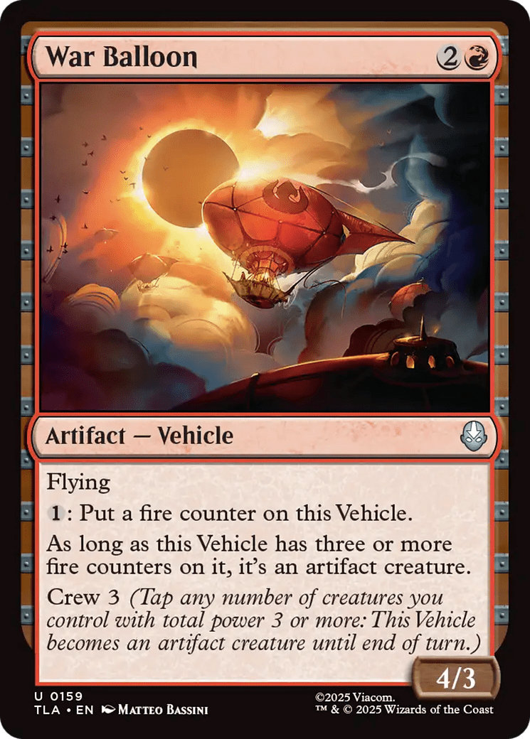 War Balloon [Avatar: The Last Airbender] MTG Single Magic: The Gathering  | Multizone: Comics And Games