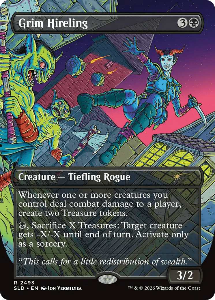 Grim Hireling [Secret Lair Drop Series] MTG Single Magic: The Gathering  | Multizone: Comics And Games