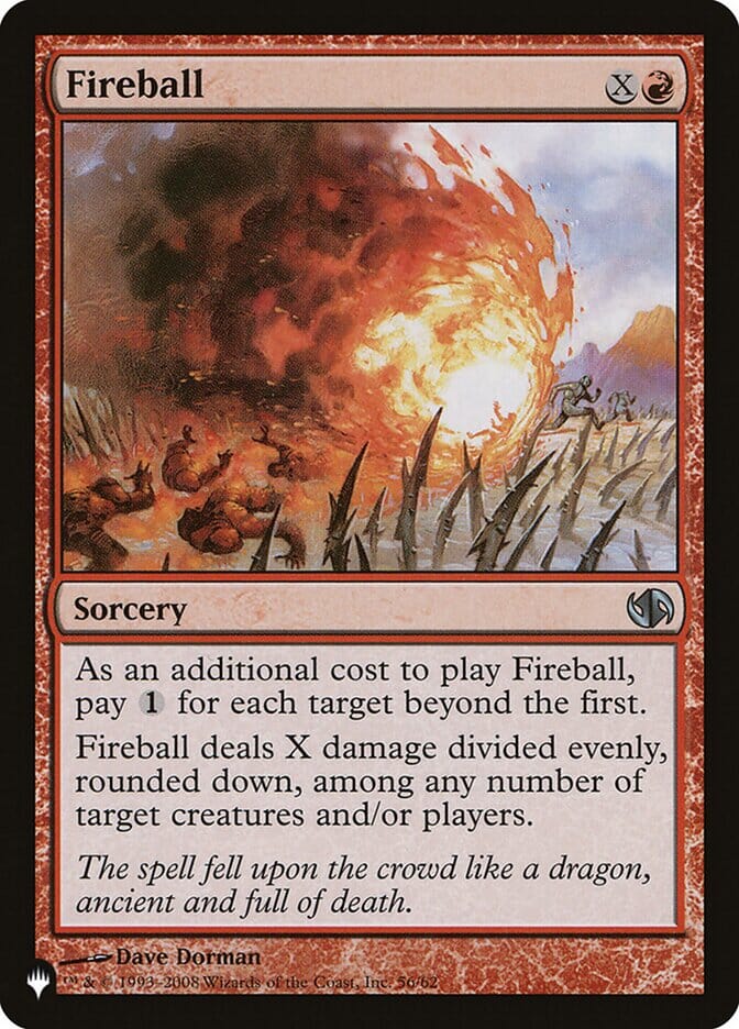 Fireball [The List] MTG Single Magic: The Gathering  | Multizone: Comics And Games