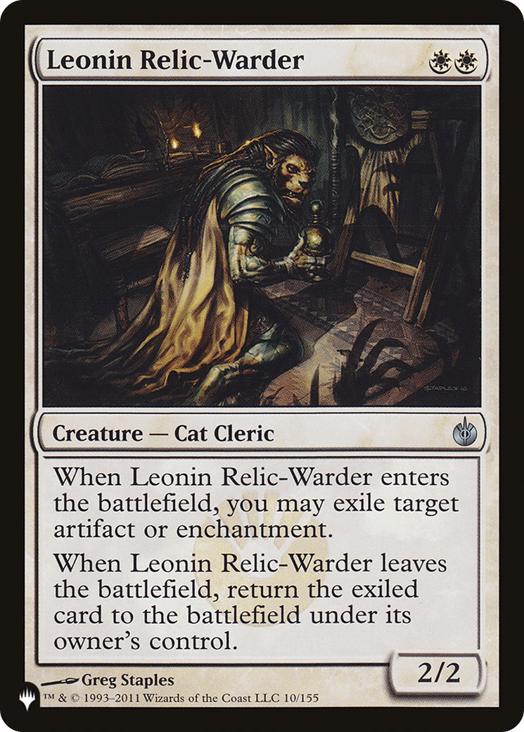 Leonin Relic-Warder (MBS) [The List] MTG Single Magic: The Gathering  | Multizone: Comics And Games