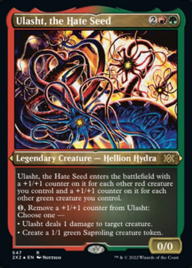 Ulasht, the Hate Seed (Foil Etched) [Double Masters 2022] MTG Single Magic: The Gathering  | Multizone: Comics And Games