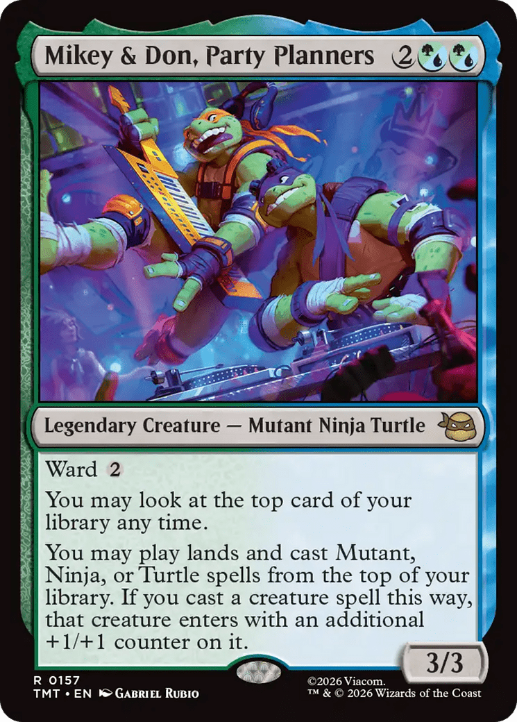 Mikey & Don, Party Planners [Teenage Mutant Ninja Turtles] MTG Single Magic: The Gathering  | Multizone: Comics And Games